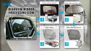 glass mirror edging grinding machine .