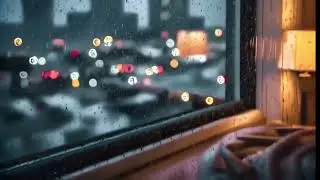 A Silent Night's Pause #rainynight #MelancholyPiano #StressRelief #IndoorRelax