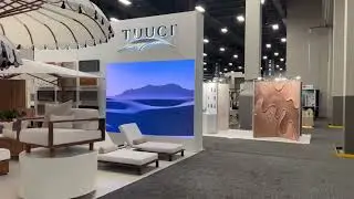 30x40 Video Wall Booth Rental - Big Screen Video Wall Trade Show Booths