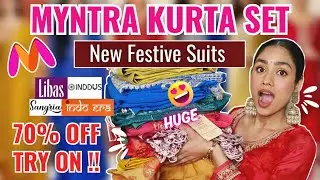 *HUGE* Festive/Wedding wear kurta set from Myntra * MUST HAVES* libas, indoera, sangria, Inddus