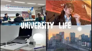 KOREA VLOG, university life, international student in Korea, university event, Korean dish ASMR