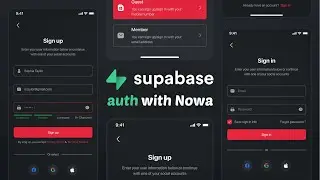 Supabase Auth (Login, Sign Up) with Nowa - Build Full Movie App with Nowa (Part 2)