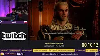 The Witcher 3: Wild Hunt [Any% (Old Patch)] by Kaadzik - #ESASummer19