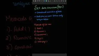 Set data structure in Apex #salesforce #programmingmadeeasy #apex
