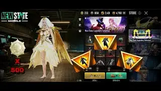LEGENDARY SELECTION CRATE OPENING 500 Chicken Medals | NEW STATE MOBILE 🔥