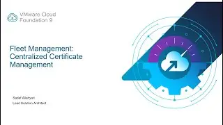 VCF Fleet - Certificate Management