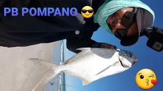 Monster Pompano Action At Playalinda Beach! My PB!😎