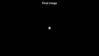 I captured saturn through my telescope, The rings are SUPER thin!