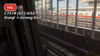 (All active KSFB caught for 2025) SMRT - KSF C151B (631/632) (Kranji » Jurong East)
