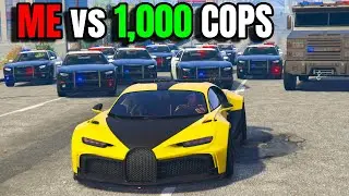 Worlds Most Intense Police Getaway in GTA 5 RP