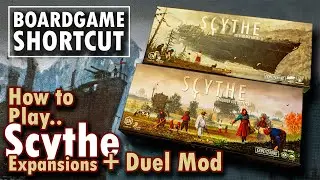 Scythe: How to play the Expansions + 2-Player Hardcore Mod | Board Game Shortcut
