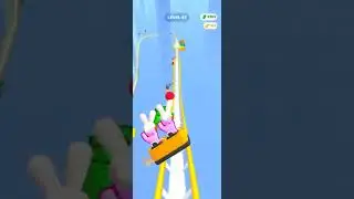 Failed Level 🥵 Runner Coaster 🎢🚂 Easy Gameplay 🔥 😍 Level 43 #shorts #mohanbhariya