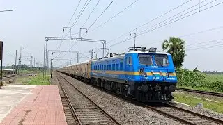 06086 Patna Ernakulam Special Fare summer Special Train Furious Speed 110 Kmph Balarambati Station 🔥