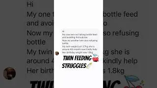 Twin Feeding Struggles: Bottle Refusal Help Needed 🍼👶👶