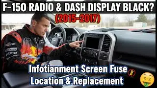F-150 RADIO & DASH DISPLAY BLACK? (2015-2017) | Infotainment Screen Fuse Location & Replacement