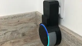 Transform Your Echo Dot 3 with a Stylish 3D Printed Wall Mount from Thingiverse