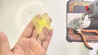 Beautiful Butterfly Craft Using Wire & Nylon Stocking | Nylon Stocking se Butterfly kaise banaye