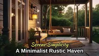 Serenity by Design: Minimalist Rustic Escape