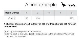 R10a video 2 of 4 Two quantities NOT directly proportional to each other