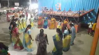 beautiful dandiya dance in edulaguda, miryalguda
