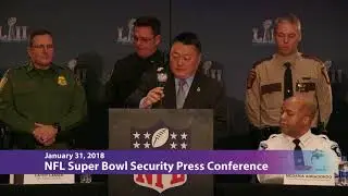 NFL Super Bowl Security Press Conference FULL