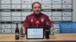 Rueda de prensa de Josín previa al partido de la Gimnástica Segoviana frente al Marino