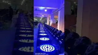36 colouring lights for cool stage effects