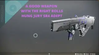 Weapons You should Look Out For: Hung Jury SR4 Adept | Destiny 2 30th Anniversary