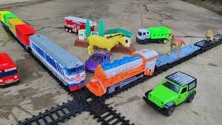 Steam Locomotive Train And High Speed Train Asembling And Testing - ASMR Steam TRAINS