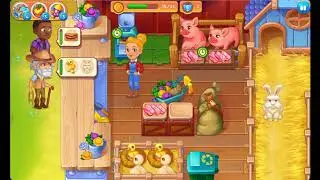 Farming Fever Cooking Games - Level 115 🍎🌻🫐 - No Boosters - FULL STORY - CaroGamesNL