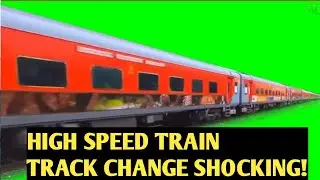 🚄 LIVE: High-Speed Train Track Change | Real-Time Train Footage | Shocking Railway Moment is live!
