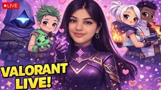 Girl Gamer Learning Valorant | Noob &rarr; Pro? | Join my journey #girlgamer #valorantindia #livestream
