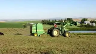 Dillon Baling Hay 2013