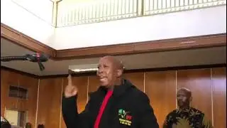 CIC Julius Malema, East London Magistrates Court on Magistrate being for the past 5 Years.