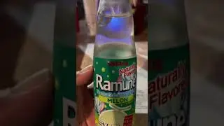 Have you tasted the Ramune Melon flavor #drink #shorts  #japan #ramune #melon