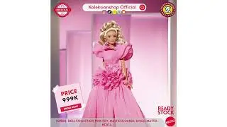 Barbie Doll Collection Pink Toy, Multicoloured, Single Mattel HCB74