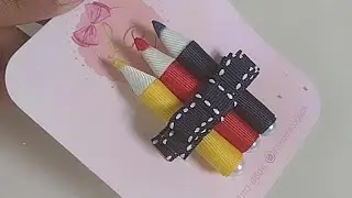 Lápis de gorgurão, fácil e rápido de fazer!