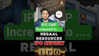 Regaal Resources ipo Review| Regaal Resources ipo GMP Today |  Regaal Resources ipo #gmp #ipo #sme