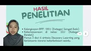 'Pengembangan lesson plan discovery learning pada materi pembelahan sel'
