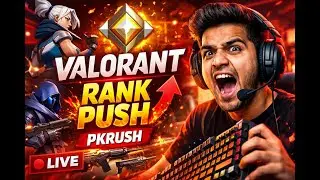 VALORANT RANK PUSH LIVE 🔥 | Gold to Plat | PKRUSH
