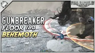FFXIV - Gunbreaker Solo Floor 180 Behemoth (Palace of the Dead)