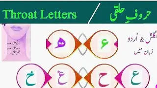 Haroof E Halqi||Throat Letters||Tajweed Rules||