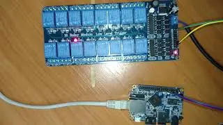 OrangePI and 16ch relay module.