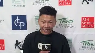 【試合後インタビュー】大夢  22.4.30 Krush.136 #krush #k1wgp #格闘技
