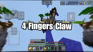 4 Fingers Claw In Minecraft Pocket Edtion Bedwar | The Hive | Gameplay