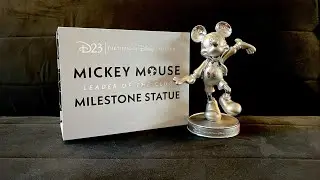 Unboxing the D23 Mickey Milestone Statue!