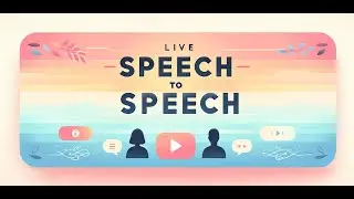 Live Speech to Speech Translation Demo