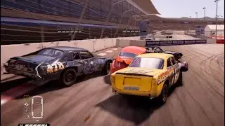 Wreckfest (2025 Gameplay) [Hill Top Stadium] Figure 8 & Oval Races