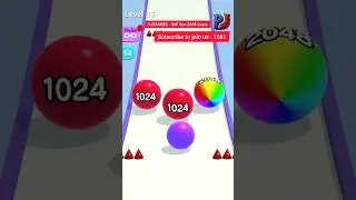 Ball Run 2048 🥳 #Game Level 13 #Gameplay #ballrun #racegame #rungame