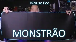 Novo Mouse Pad RGB GRANDE Adamantiun Estige Ms2 bordas costuradas tecido micro fibra LISO e PRECISO